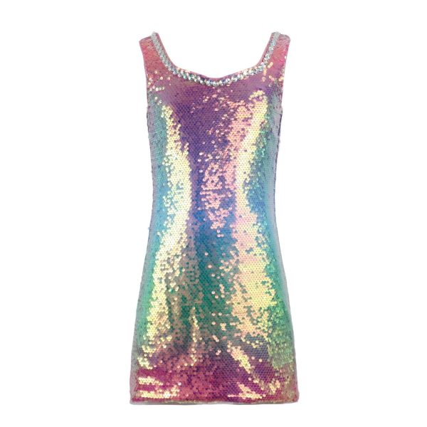 Women’s Rainbow Sunset Gem Dress