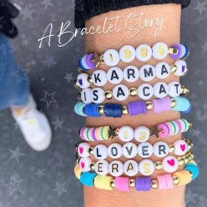 A Bracelet Story – Eras Edition Beaded Stretch Bracelets (4 bracelets per card)