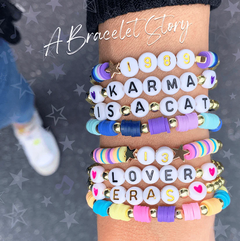 A Bracelet Story – Eras Edition Beaded Stretch Bracelets (4 bracelets per card) A Bracelet Story – Eras Edition Beaded Stretch Bracelets (4 bracelets per card)