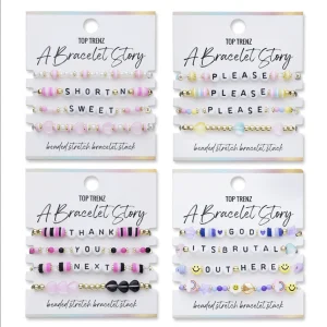 A Bracelet Story – Pop Anthem Pack (4 bracelets per card)