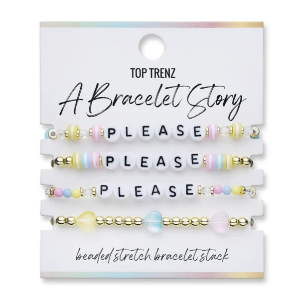A Bracelet Story – Pop Anthem Pack (4 bracelets per card)