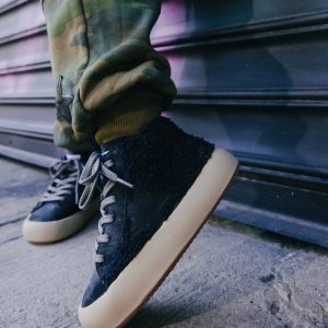 Blackout High-top Sherpa Sneaker