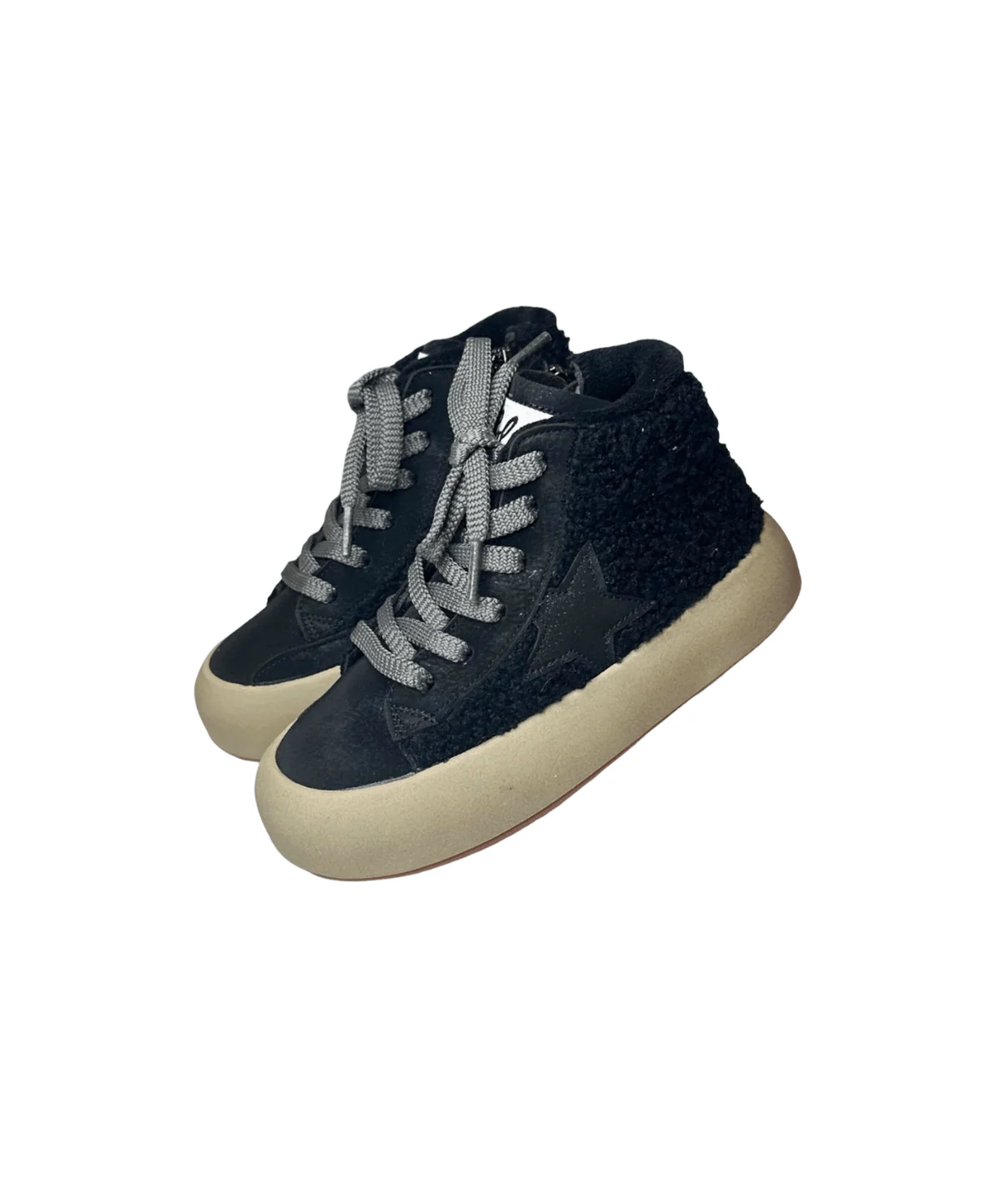 Blackout High-top Sherpa Sneaker Blackout High-top Sherpa Sneaker