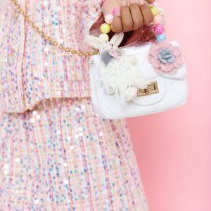 Bunny Velour Candy Purse