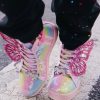 Rainbow Striped Sneakers Rainbow Striped Sneakers