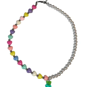 Candy Heart Bear Necklace