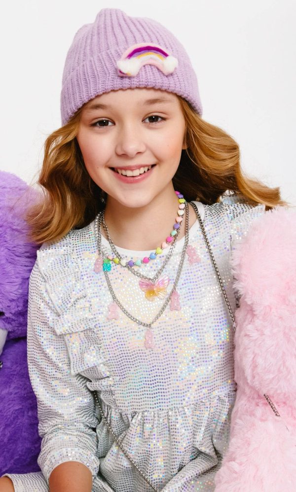 Candy Heart Bear Necklace