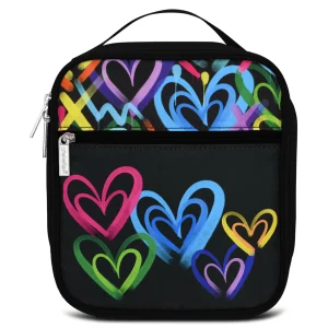 Corey Paige Hearts Lunch Tote Corey Paige Hearts Lunch Tote