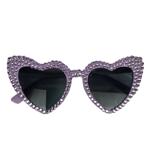 Crystal Encrusted Heart Sunnies