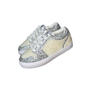 Diamonds and Pearls White Sneakers Diamonds and Pearls White Sneakers