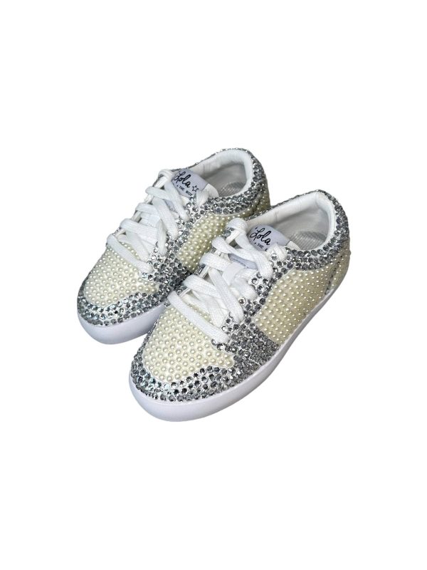 Diamonds and Pearls White Sneakers