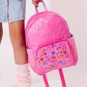 Doodle Art Quilted Backpack