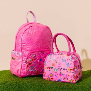 Doodle Art Quilted Backpack