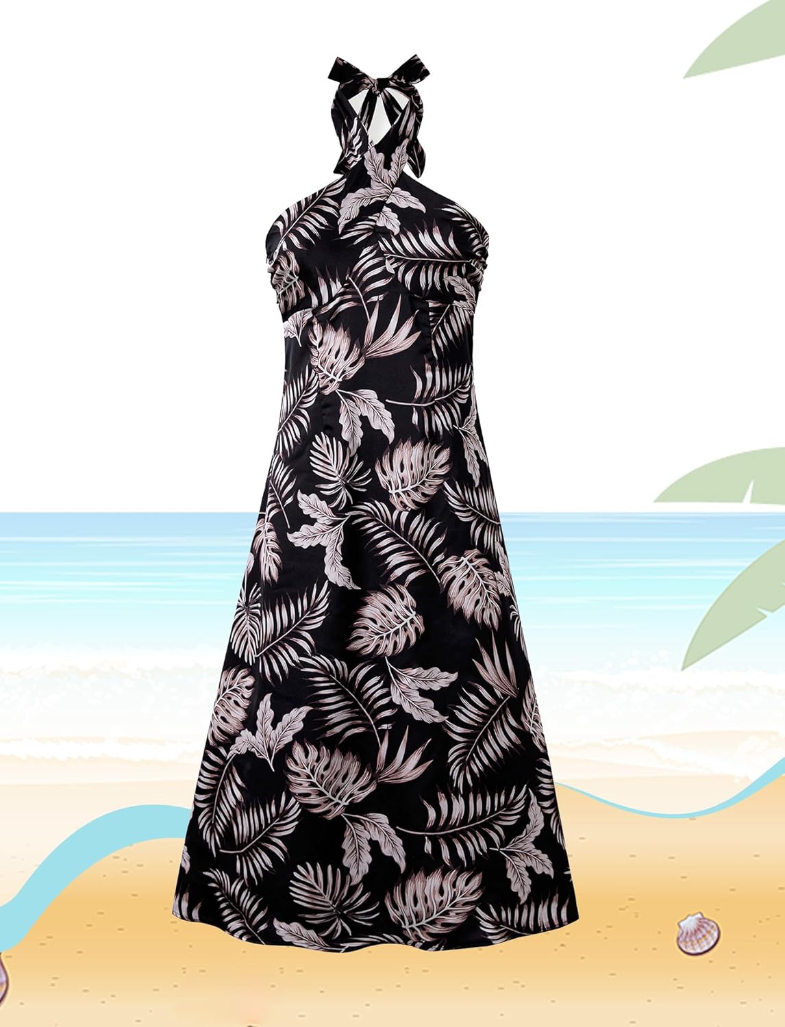 Family Matching Summer Outfits, Hawaiian Vacation Women Beach Dress, Girls Sundress, Men and Boys Button Down Shirt Family Matching Summer Outfits, Hawaiian Vacation Women Beach Dress, Girls Sundress, Men and Boys Button Down Shirt
