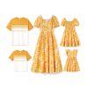 Family Matching Summer Outfits, Mommy and Me Matching Shirts Dresses Paisley Print Matching Dresses for Family