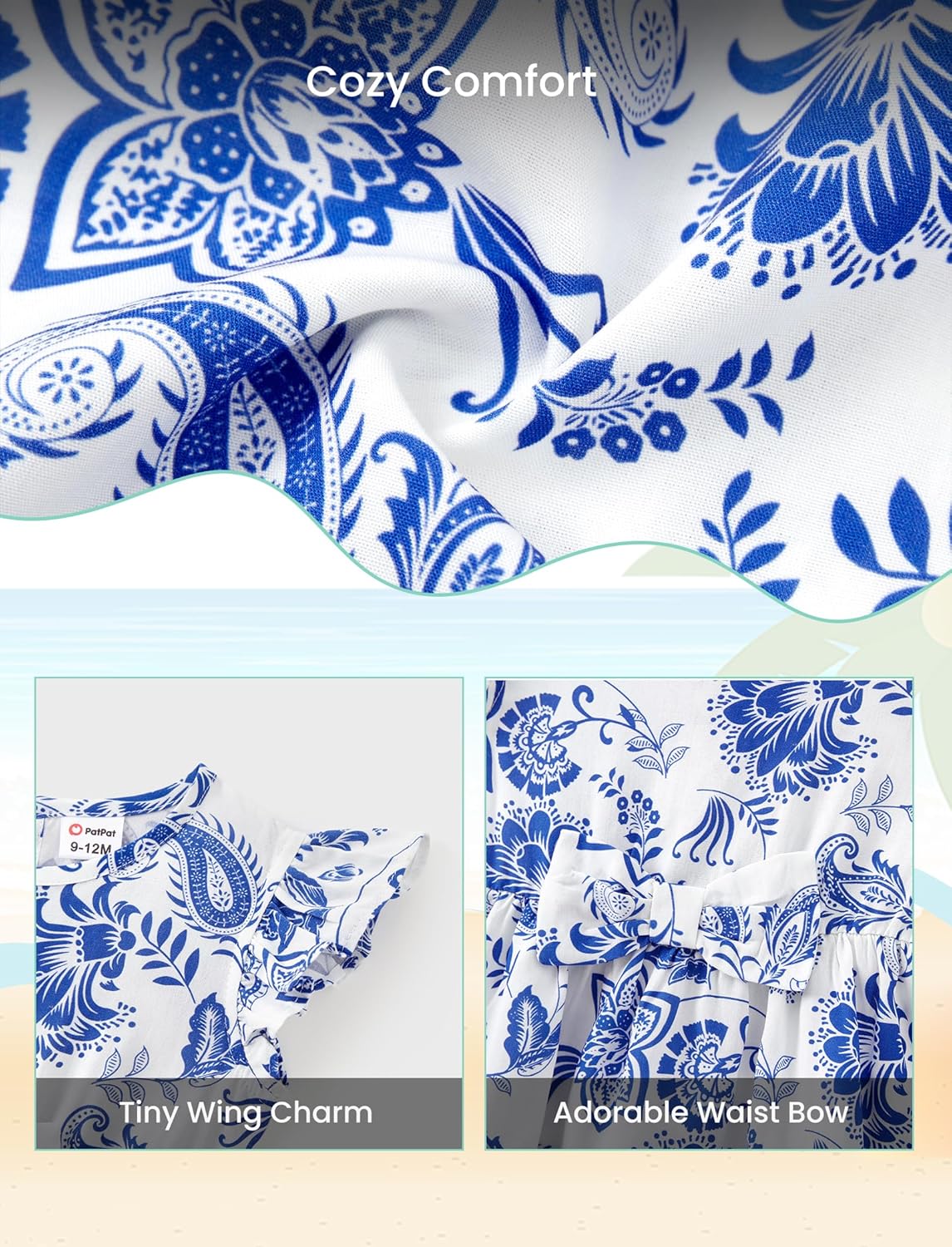 Family Matching Summer Outfits, Mommy and Me Matching Shirts Dresses Paisley Print Matching Dresses for Family Family Matching Summer Outfits, Mommy and Me Matching Shirts Dresses Paisley Print Matching Dresses for Family