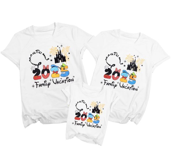 Family Vacation Shirts 2025 Family Matching Outfits Magical Tshirts for Family Cruise Trip Clothes Summer Travel Tops