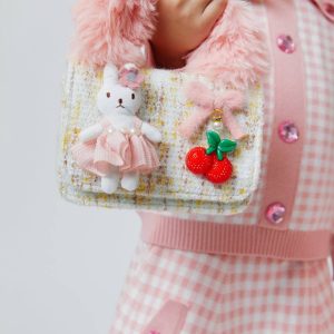 Fluffy Bunny Fur Purse