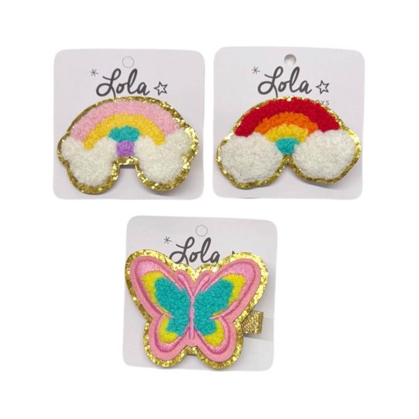 Fuzzy Hair Clips