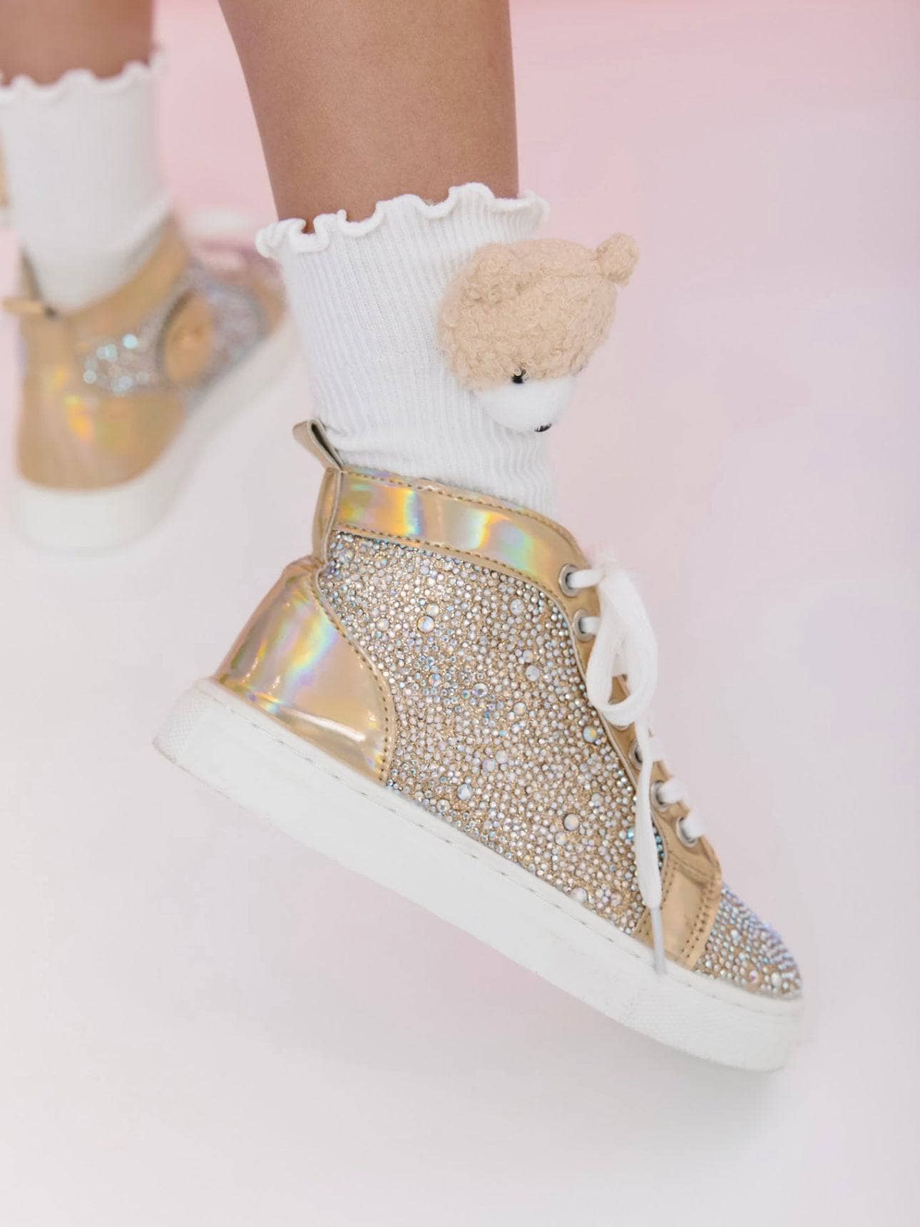 Gold Crystal Hologram Hightops Gold Crystal Hologram Hightops