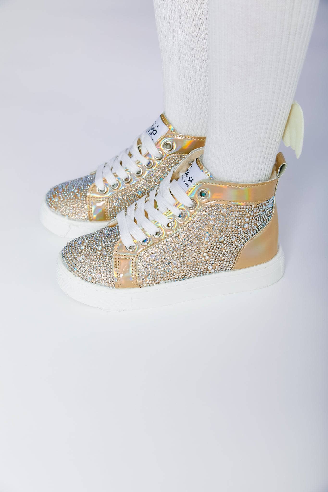 Gold Crystal Hologram Hightops Gold Crystal Hologram Hightops