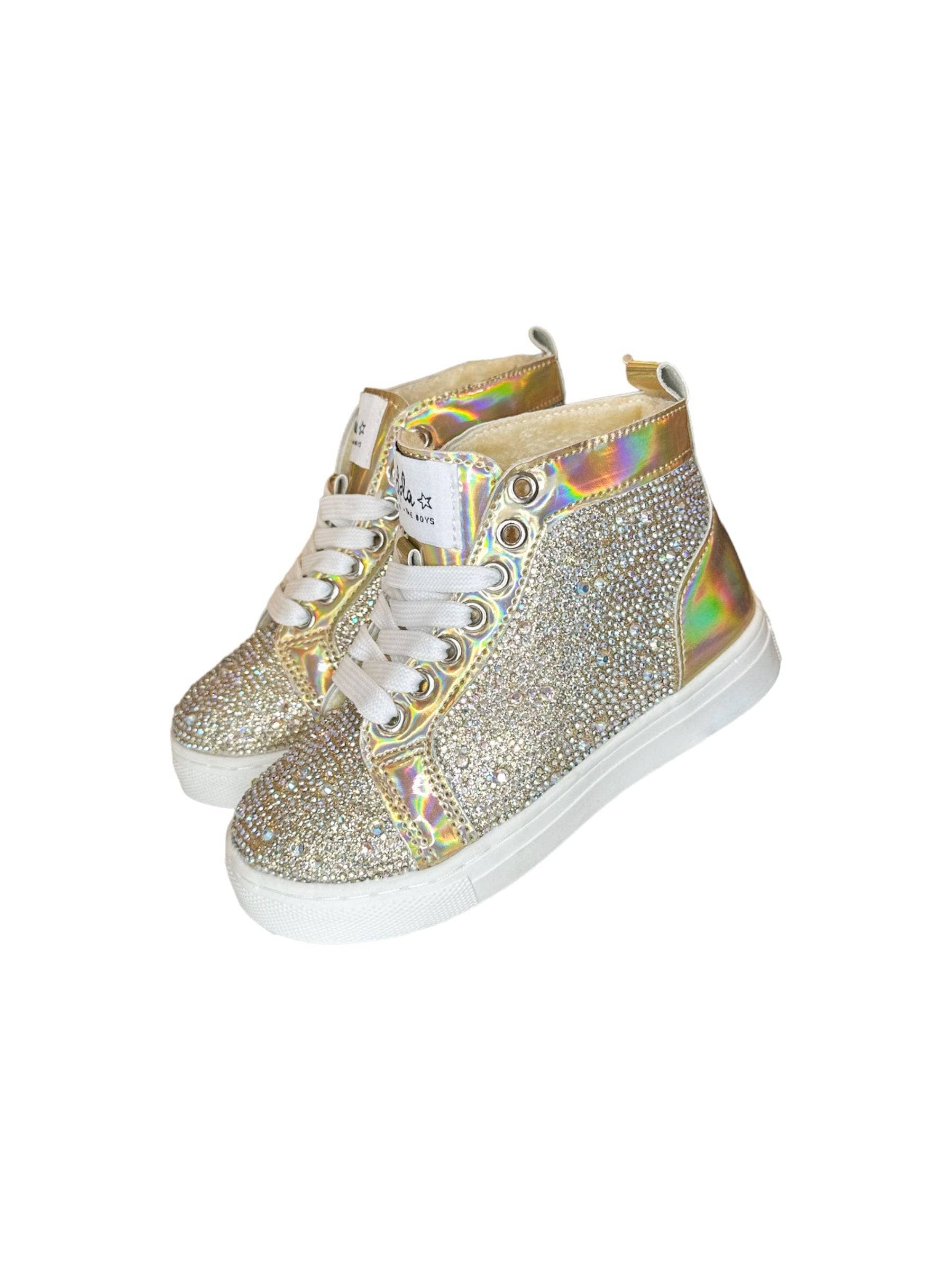 Gold Crystal Hologram Hightops Gold Crystal Hologram Hightops