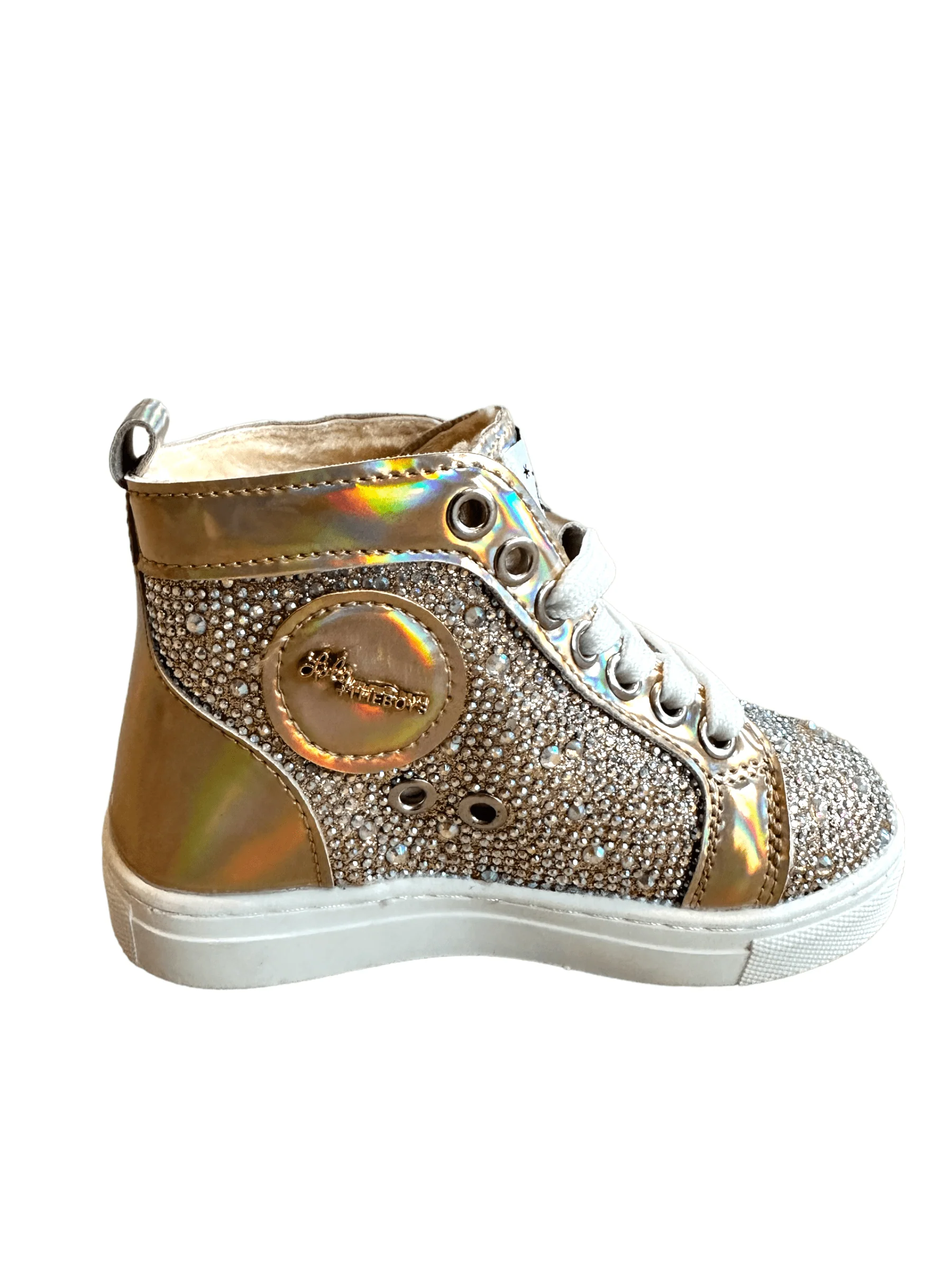 Gold Crystal Hologram Hightops Gold Crystal Hologram Hightops