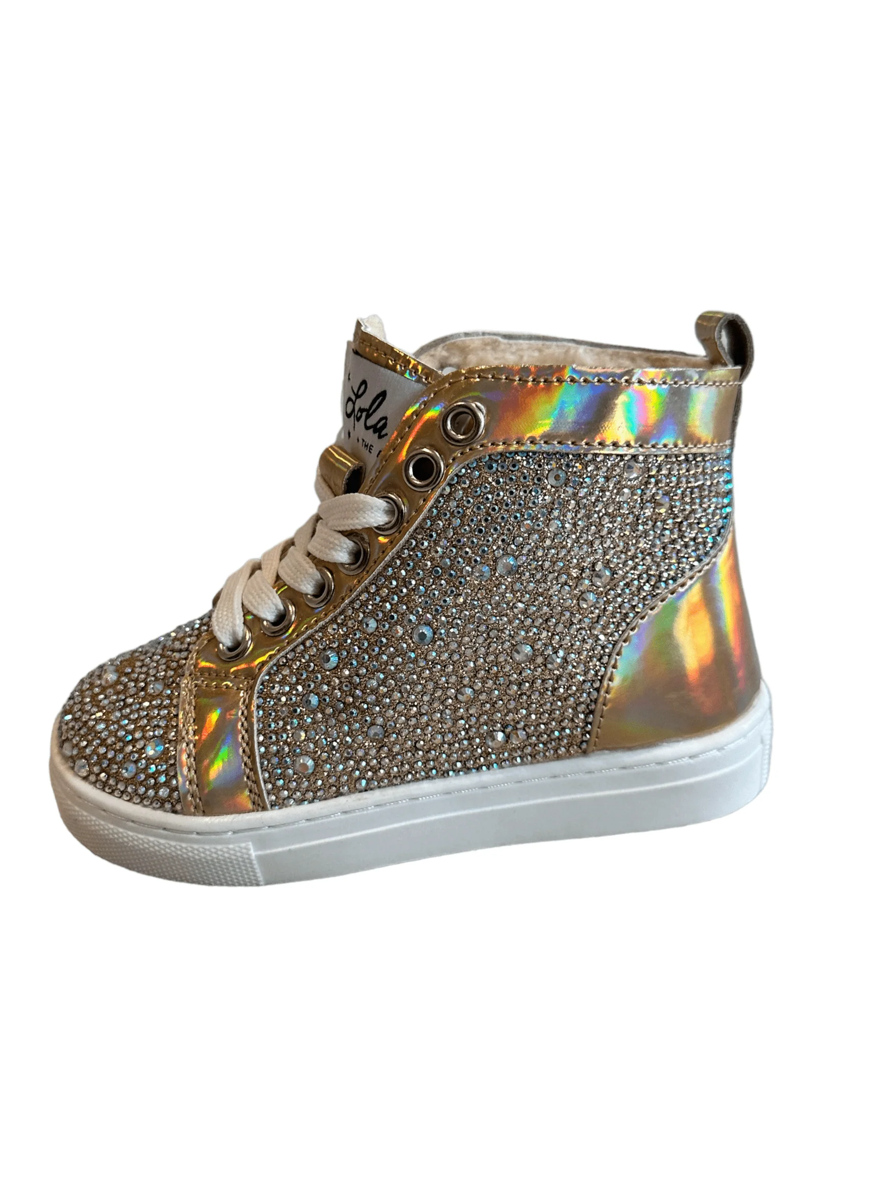 Gold Crystal Hologram Hightops Gold Crystal Hologram Hightops