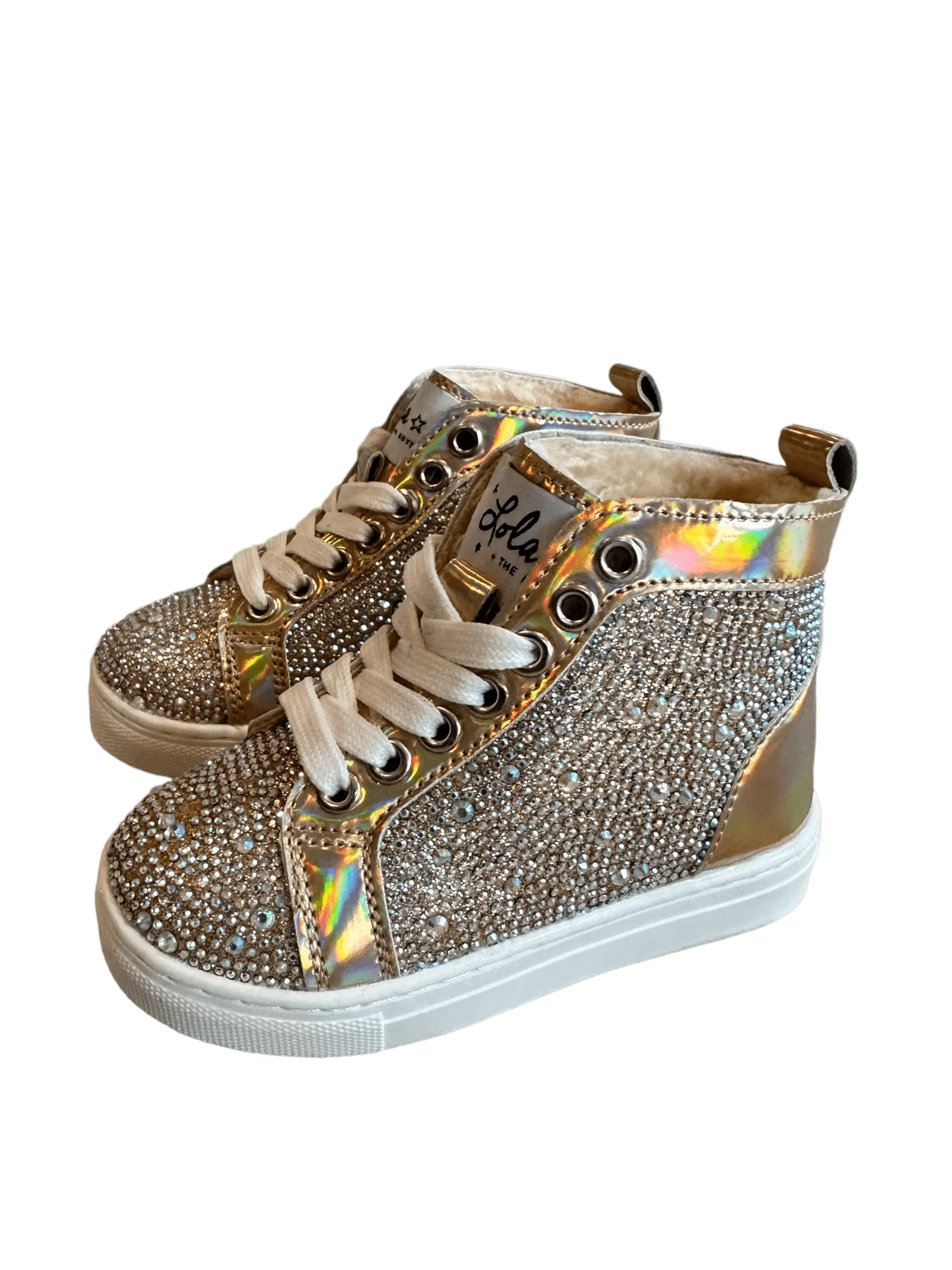 Gold Crystal Hologram Hightops Gold Crystal Hologram Hightops