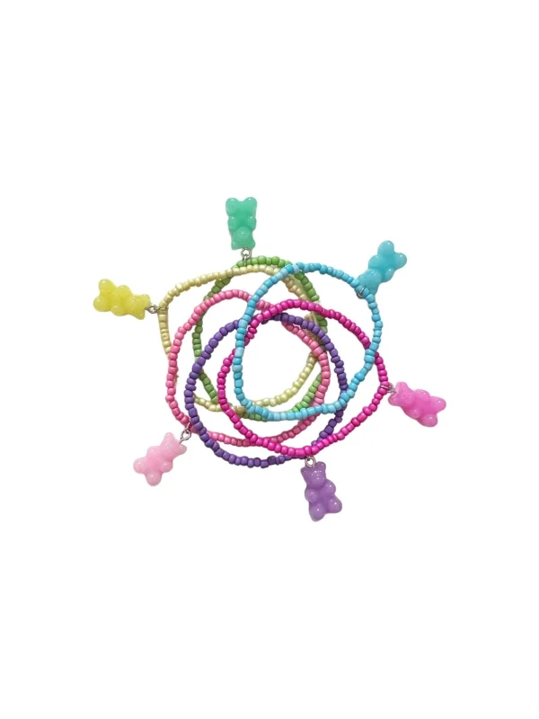 Gummy Bear Bead Bracelets