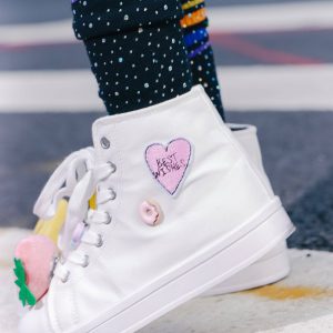 Happy Feet High Top Sneakers