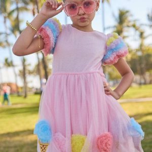 Ice Cream Shimmer Tulle Dress