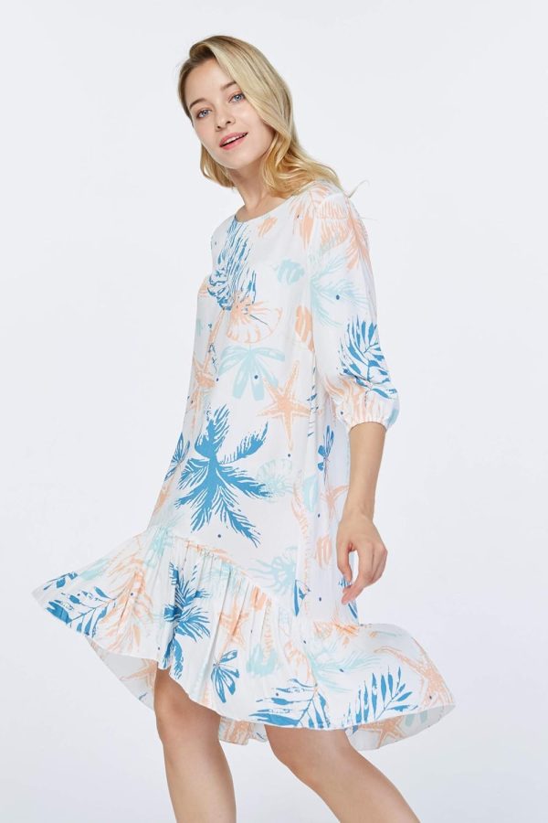 Matchable Family Hawaiian Luau Men Women Girl Boy Clothes in Sandy Beach