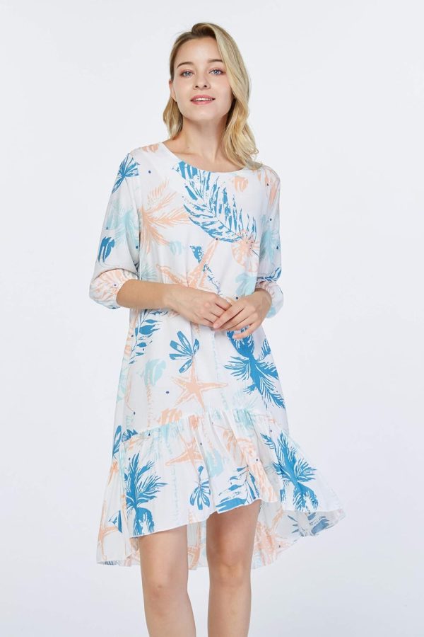 Matchable Family Hawaiian Luau Men Women Girl Boy Clothes in Sandy Beach