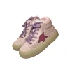 Sherpa Pink Star Sneakers