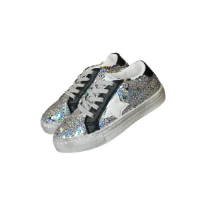 Midnight Sequin Flip Sneakers
