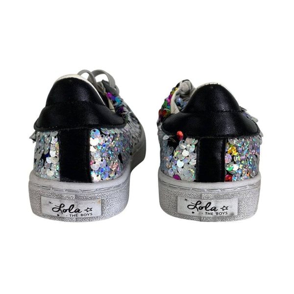 Midnight Sequin Flip Sneakers