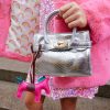 Mini Faux Croc Purse