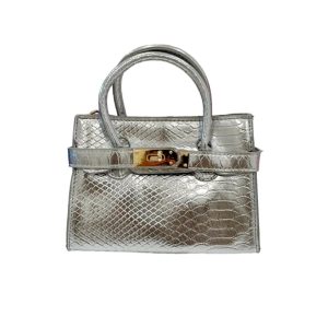 Mini Faux Croc Purse