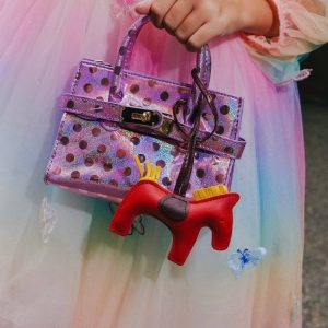 Mini Iridescent Dot Purse