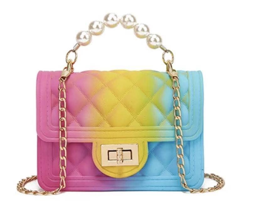 Mini Tie Dye Coco & Pearls Purse Mini Tie Dye Coco & Pearls Purse