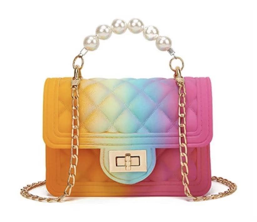 Mini Tie Dye Coco & Pearls Purse Mini Tie Dye Coco & Pearls Purse