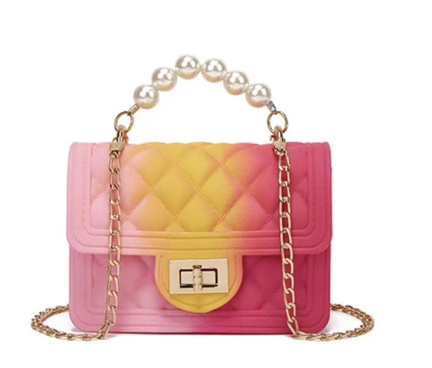 Mini Tie Dye Coco & Pearls Purse Mini Tie Dye Coco & Pearls Purse