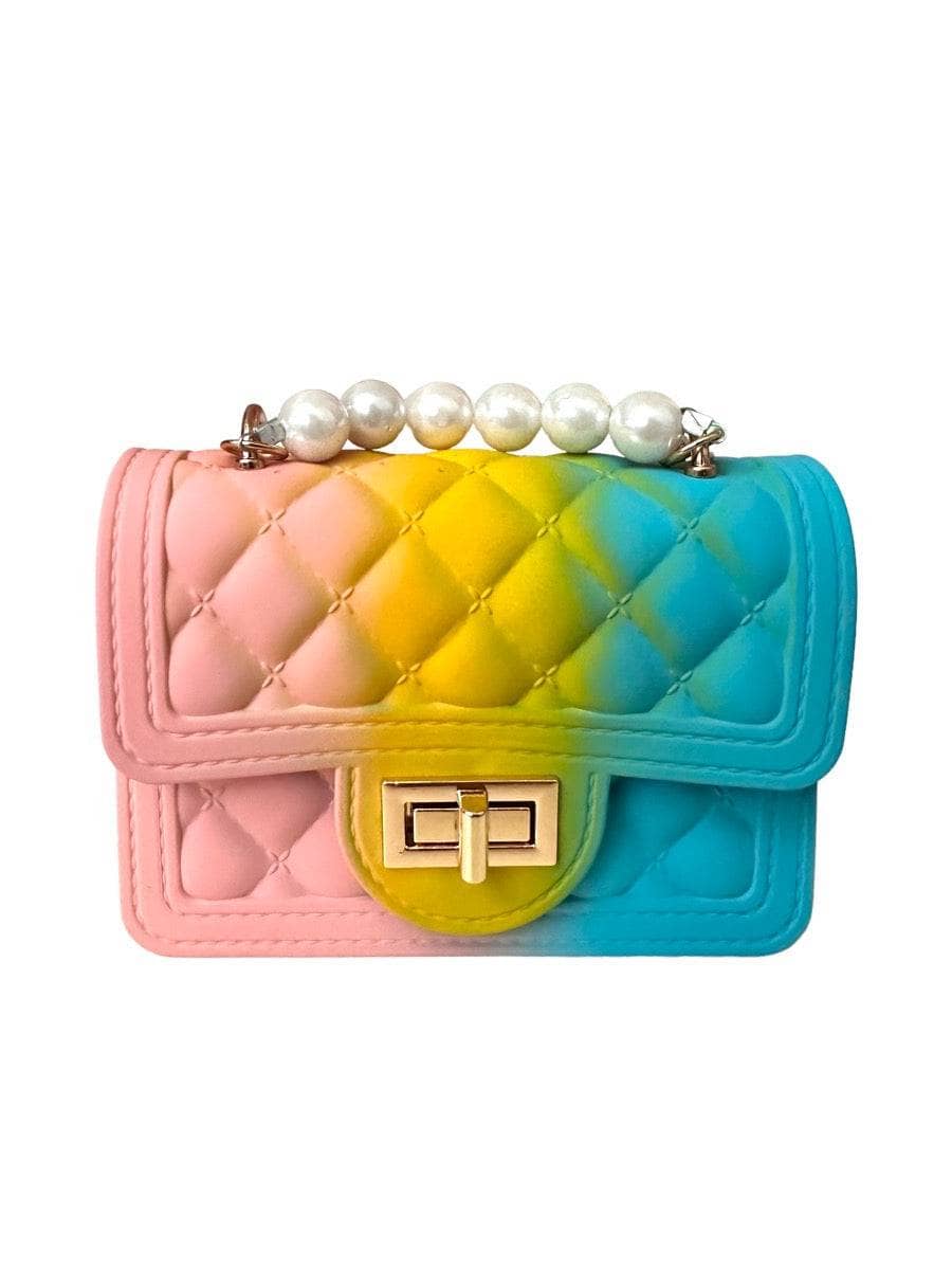 Mini Tie Dye Coco & Pearls Purse Mini Tie Dye Coco & Pearls Purse