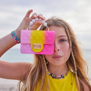 Mini Tie Dye Coco & Pearls Purse
