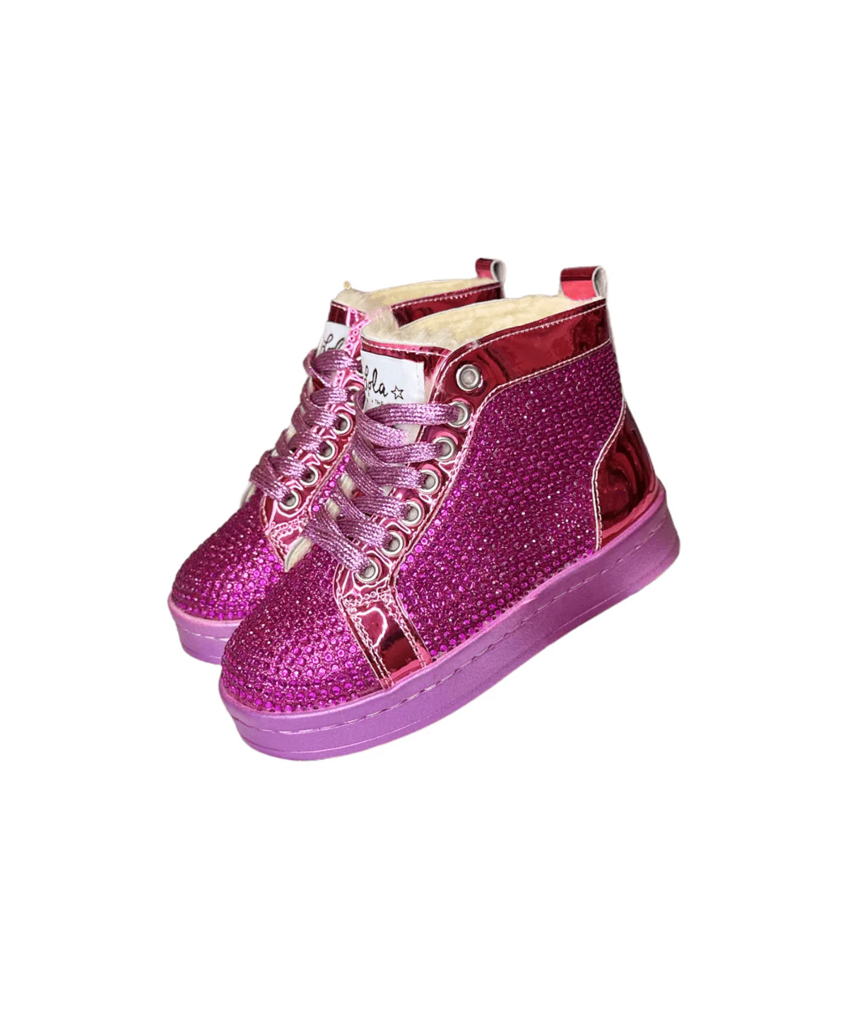 Pink Crystal Hologram Hightops Pink Crystal Hologram Hightops