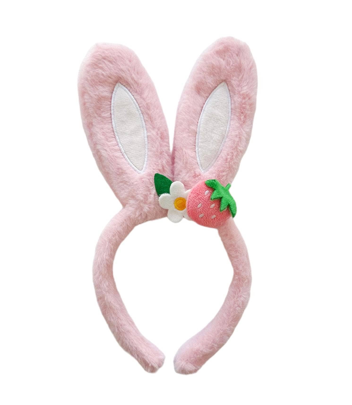Plush Bunny Floral Headband Plush Bunny Floral Headband