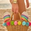 Pom Pom Beach Bag