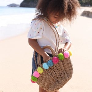 Pom Pom Beach Bag