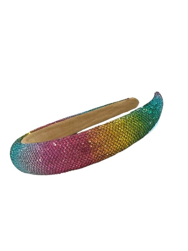 Rainbow Encrusted Headband